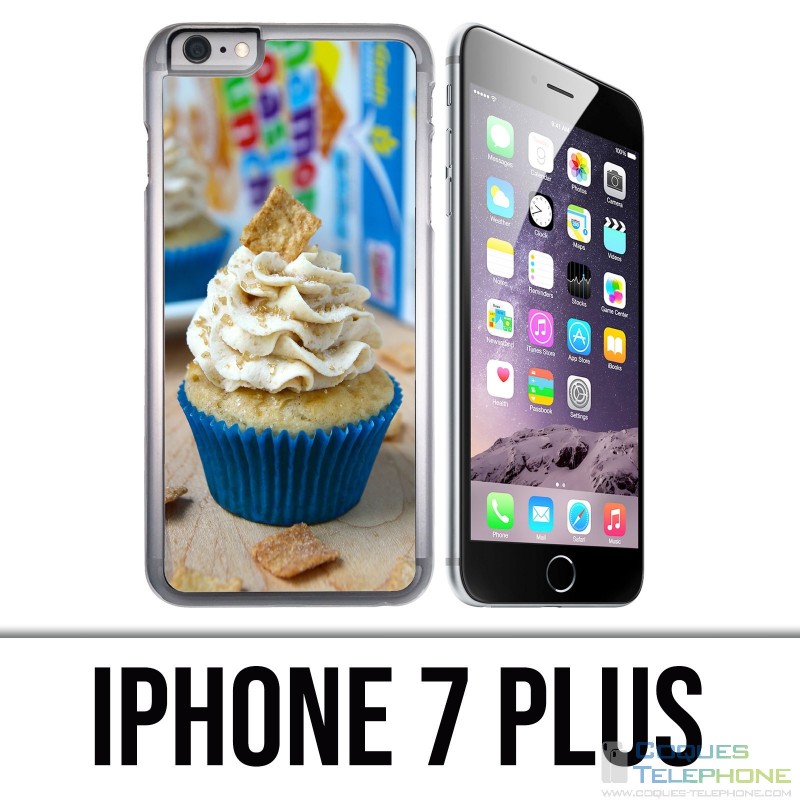 Custodia per iPhone 7 Plus - Cupcake blu