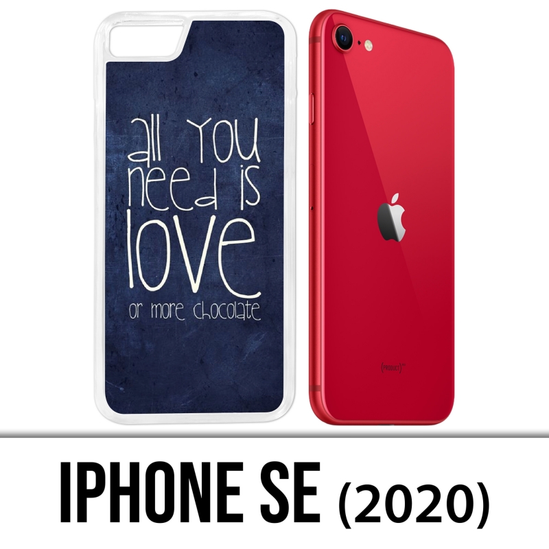 Funda iPhone 2020 SE - All You Need Is Chocolate