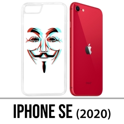 Coque iPhone SE 2020 - Anonymous 3D
