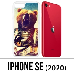 Coque iPhone SE 2020 - Astronaute Ours