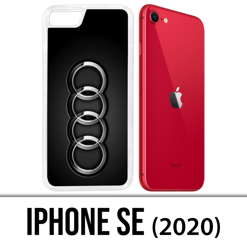 Funda iPhone 2020 SE - Audi Logo Métal