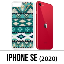 Coque iPhone SE 2020 - Azteque Vert