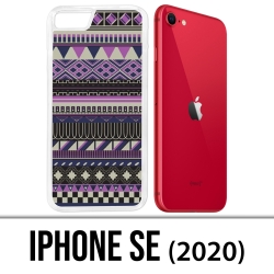 Coque iPhone SE 2020 - Azteque Violet