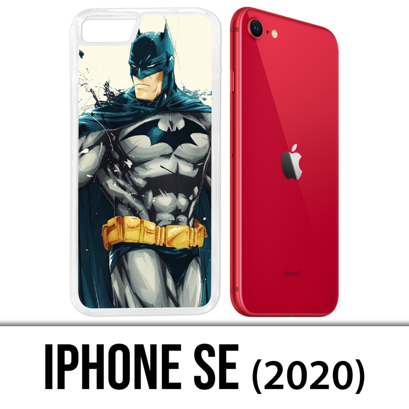 iPhone SE 2020 Case - Batman Paint Art