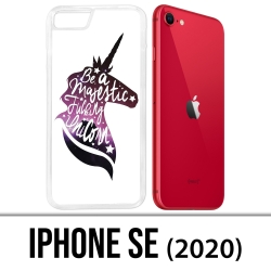 Coque iPhone SE 2020 - Be A Majestic Unicorn
