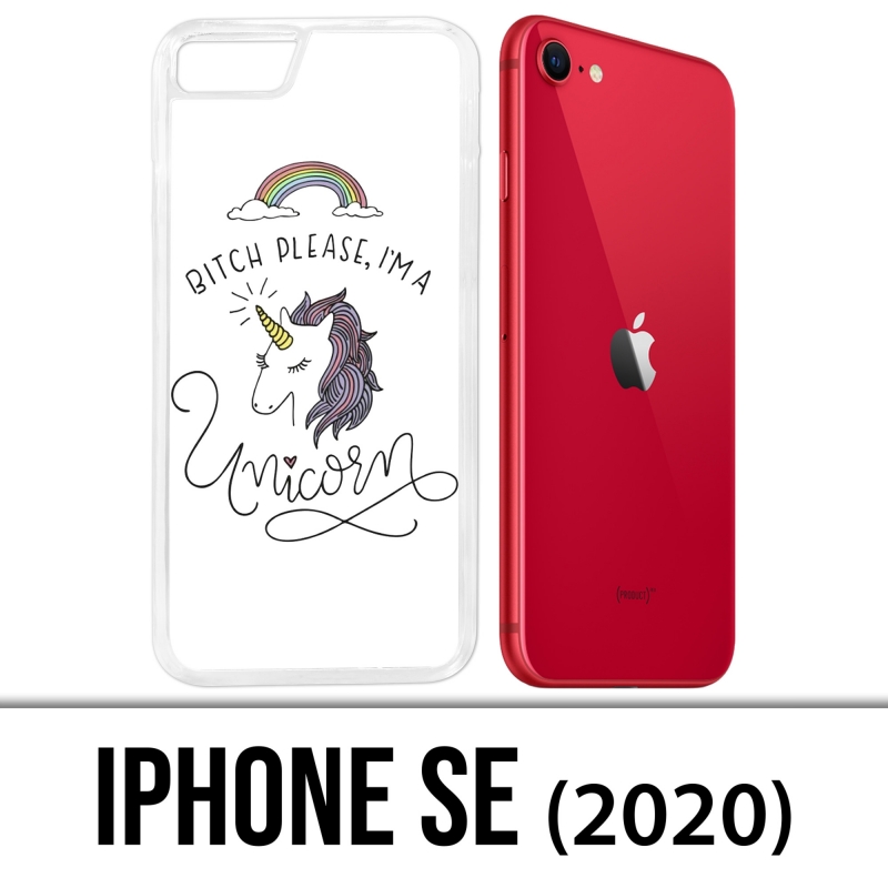 Funda iPhone 2020 SE - Bitch Please Unicorn Licorne