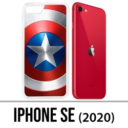 Coque iPhone SE 2020 - Bouclier Captain America Avengers