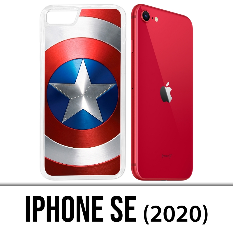 Funda iPhone 2020 SE - Bouclier Captain America Avengers