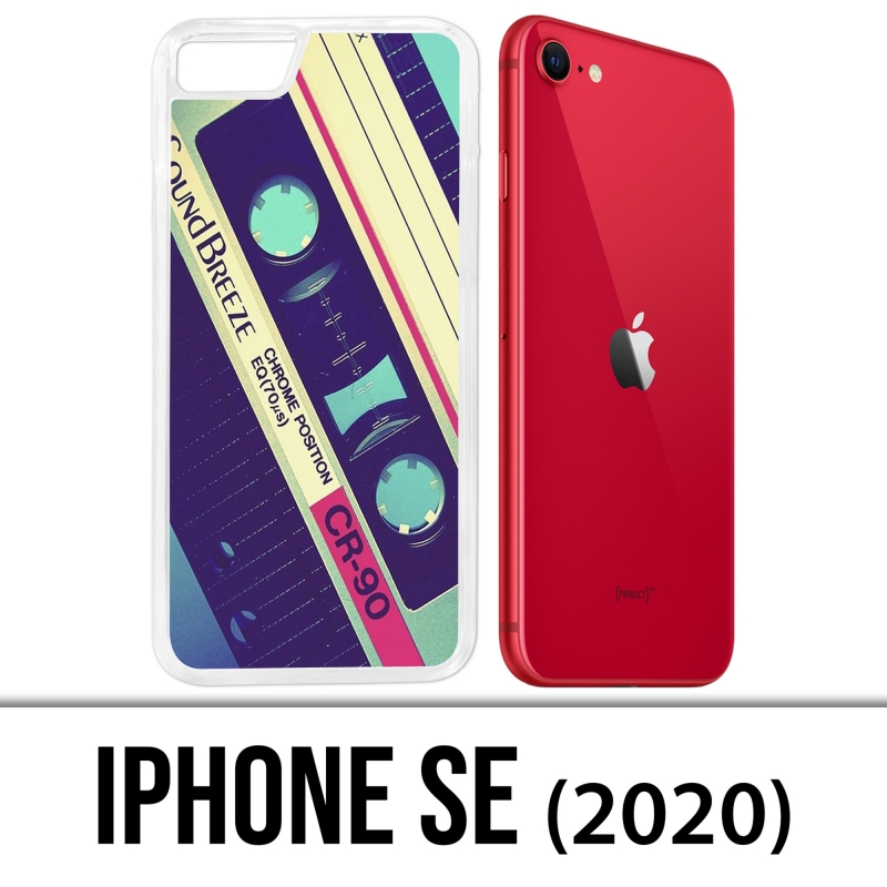 Coque iPhone SE 2020 - Cassette Audio Sound Breeze