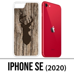 Coque iPhone SE 2020 - Cerf Bois