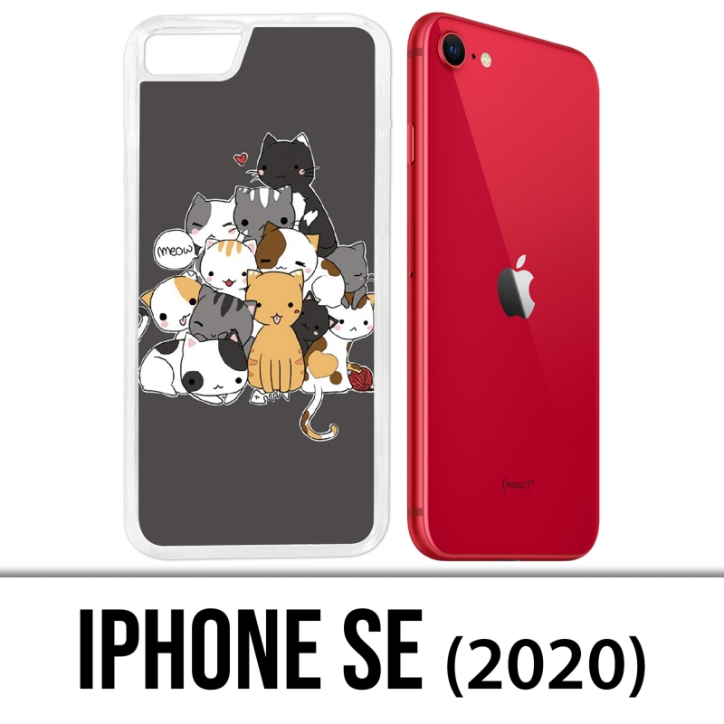 Coque iPhone SE 2020 - Chat Meow