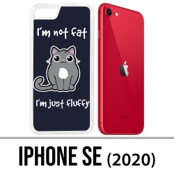 Funda iPhone 2020 SE - Chat Not Fat Just Fluffy