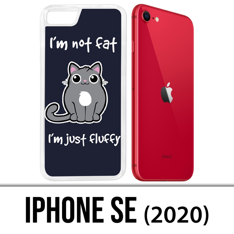 IPhone SE 2020 Case - Chat Not Fat Just Fluffy