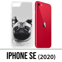 Coque iPhone SE 2020 - Chien Carlin Oreilles