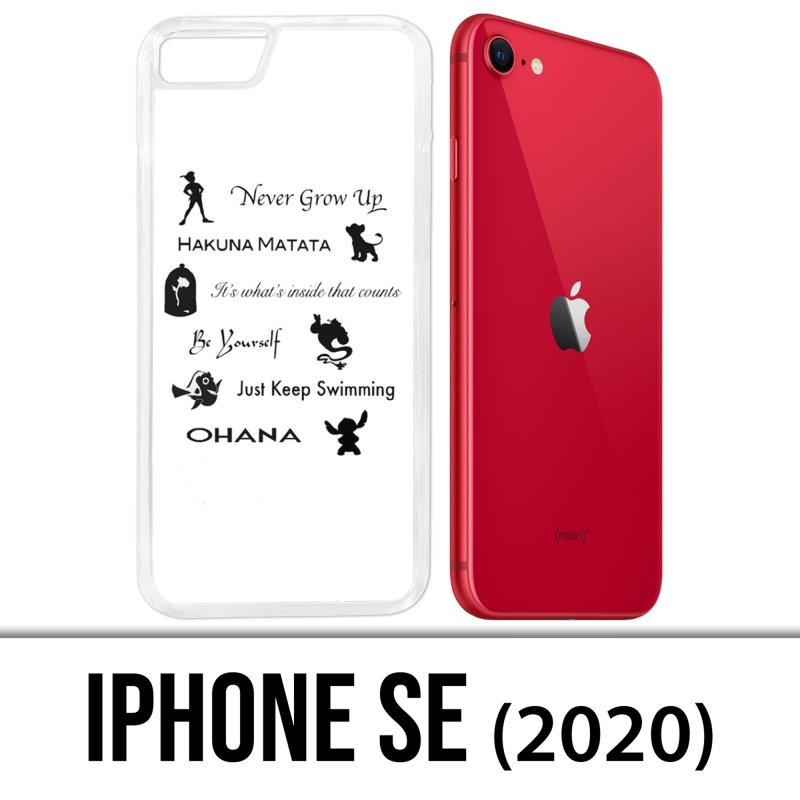 Coque iPhone SE 2020 - Citations Disney