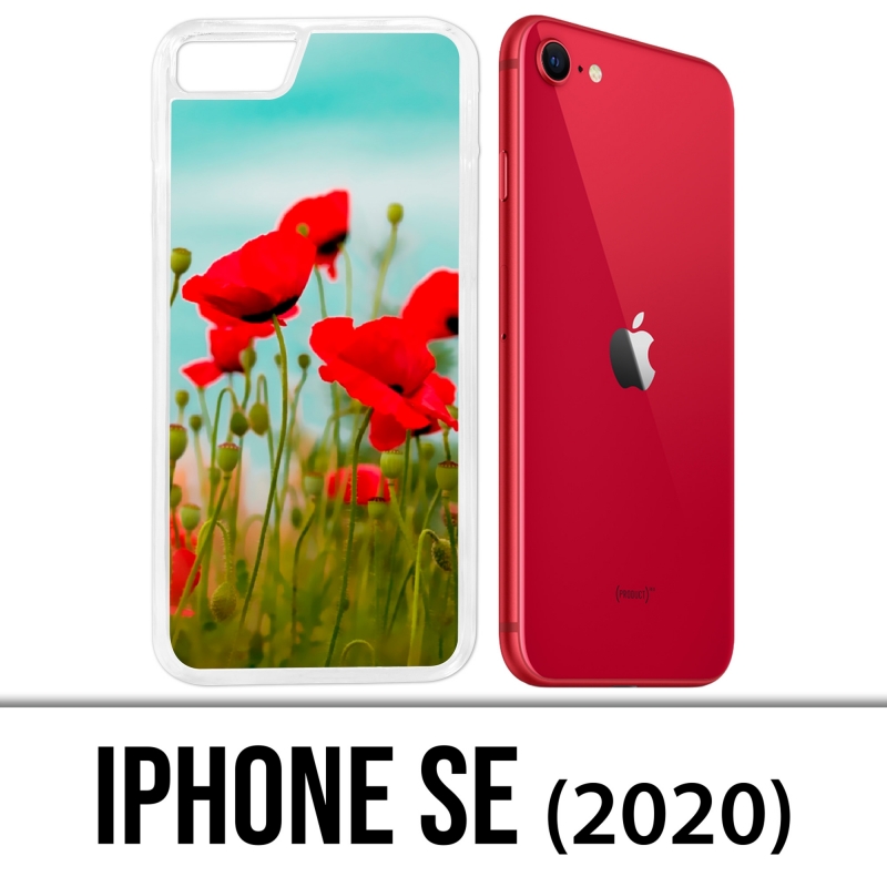 Coque iPhone SE 2020 - Coquelicots 2