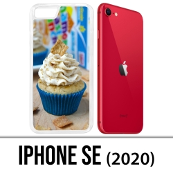 Coque iPhone SE 2020 - Cupcake Bleu