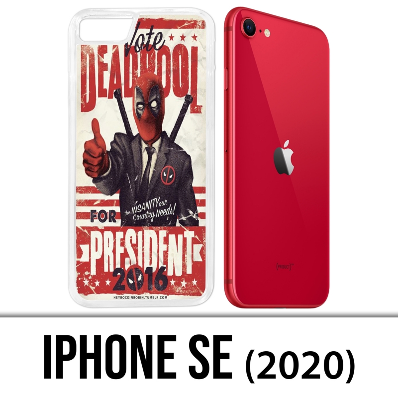 Coque iPhone SE 2020 - Deadpool Président