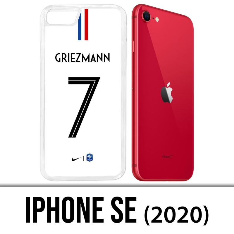 Coque iPhone SE 2020 - Football France Maillot Griezmann