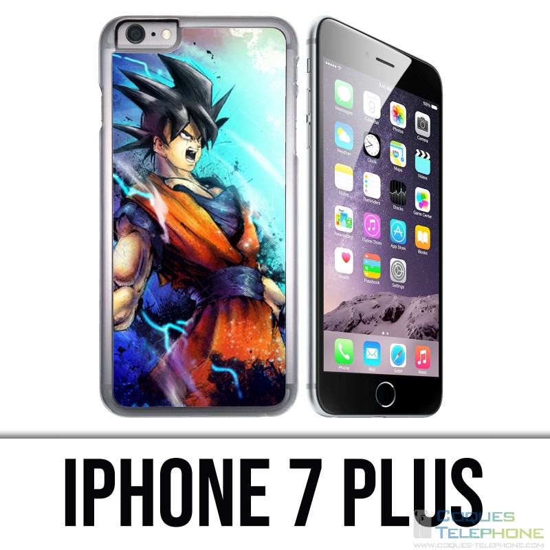 Custodia per iPhone 7 Plus - Dragon Ball Goku Color