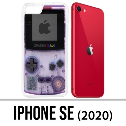 Custodia iPhone SE 2020 - Game Boy Color Violet