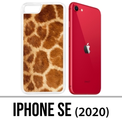 Coque iPhone SE 2020 - Girafe Fourrure