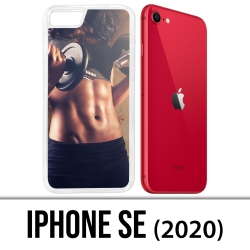 Coque iPhone SE 2020 - Girl Musculation