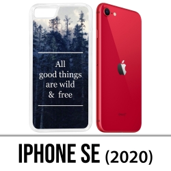 Custodia iPhone SE 2020 - Good Things Are Wild And Free