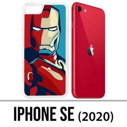 Coque iPhone SE 2020 - Iron Man Design Affiche