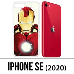 Coque iPhone SE 2020 - Iron Man Paintart
