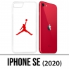 IPhone SE 2020 Case - Jordan Basketball Logo Blanc