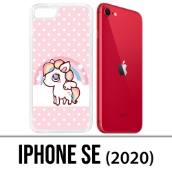 Coque iPhone SE 2020 - Licorne Kawaii