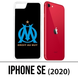 iPhone SE 2020 Case - Logo Om Marseille Noir