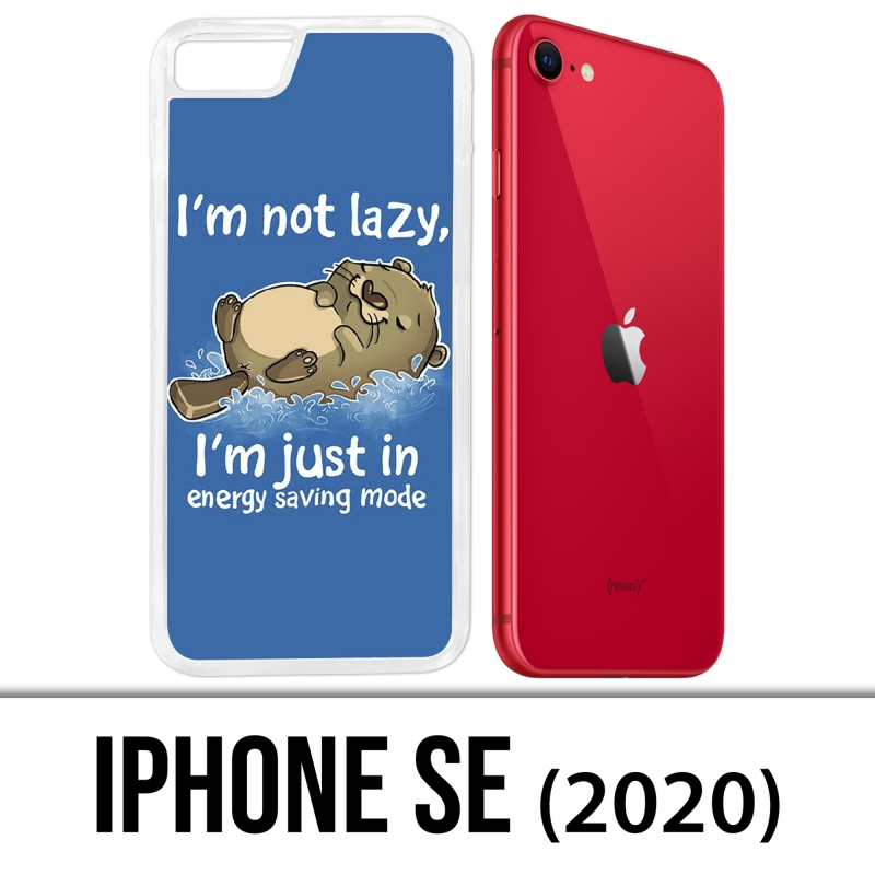 Funda iPhone 2020 SE - Loutre Not Lazy