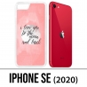 Coque iPhone SE 2020 - Love Message Moon Back