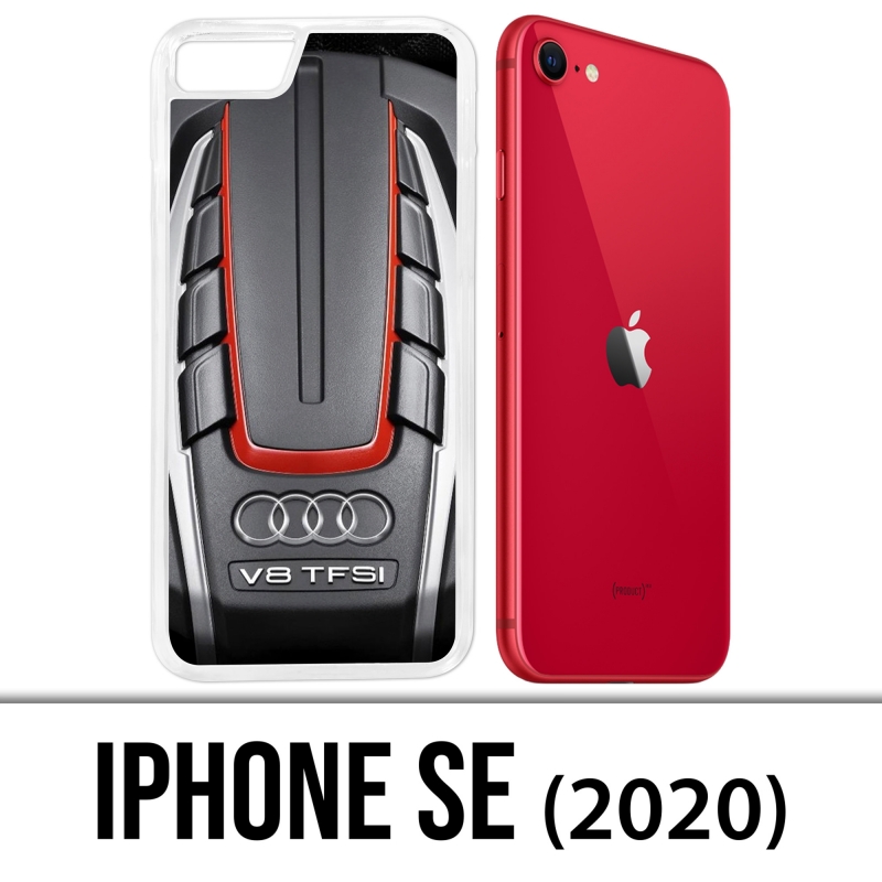 Coque iPhone SE 2020 - Moteur Audi V8 2
