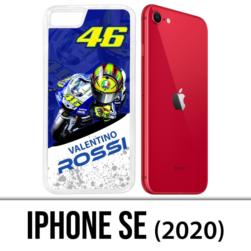 Custodia iPhone SE 2020 - Motogp Rossi Cartoon 2