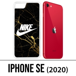 IPhone SE 2020 Case - Nike Logo Gold Marbre
