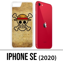 Coque iPhone SE 2020 - One Piece Vintage Logo