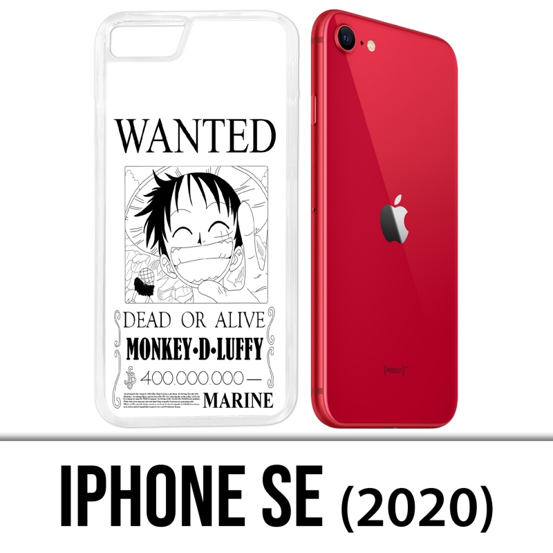 Funda para iPhone SE 2020 One Piece Wanted Luffy