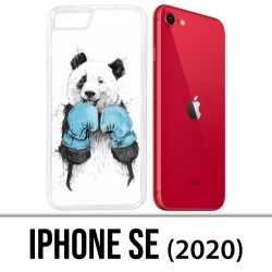 Coque iPhone SE 2020 - Panda Boxe