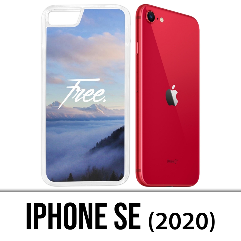 Coque iPhone SE 2020 - Paysage Montagne Free