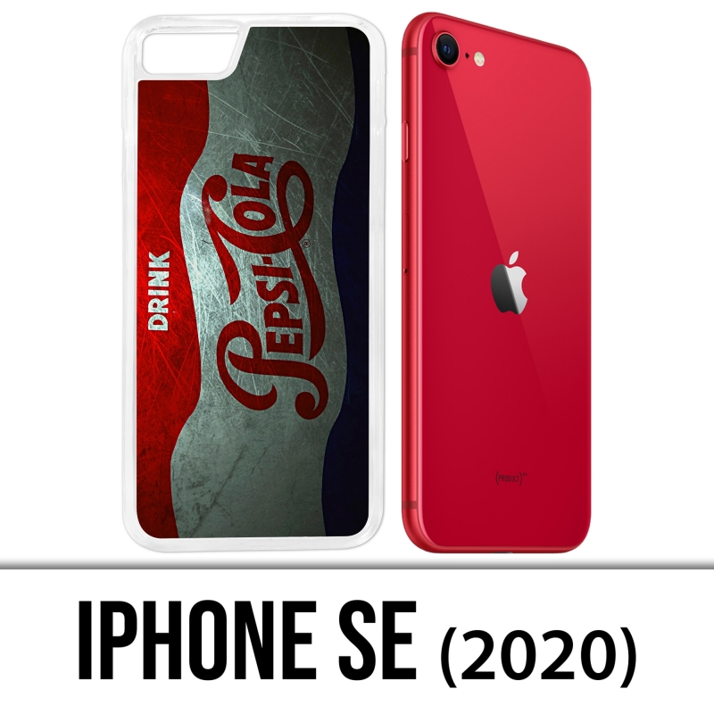 Coque iPhone SE 2020 - Pepsi Vintage