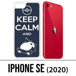 Custodia iPhone SE 2020 - Pokémon Ronflex Keep Calm