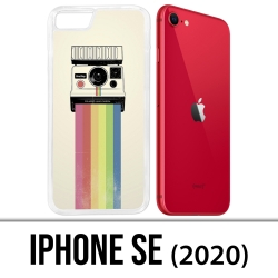 Coque iPhone SE 2020 - Polaroid Arc En Ciel Rainbow