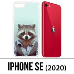Coque iPhone SE 2020 - Raton Laveur Costume