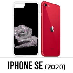 Coque iPhone SE 2020 - Rose Gouttes