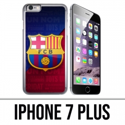 Coque iPhone 7 PLUS - Football Fc Barcelone Logo
