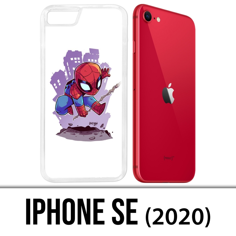 Funda iPhone 2020 SE - Spiderman Cartoon
