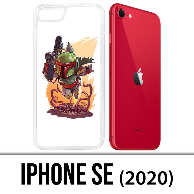 Funda iPhone 2020 SE - Star Wars Boba Fett Cartoon